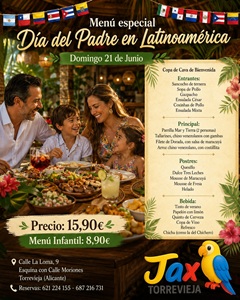 Menú 20 de Junio