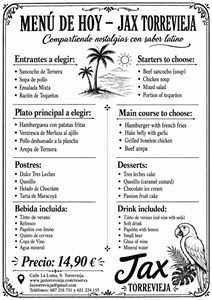 Menú 14 de Octubre