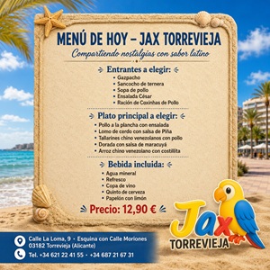 Menú 01 de Junio