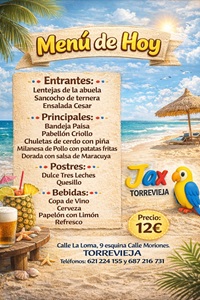Menú 19 de Febrero