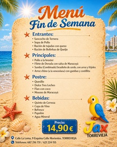Menú 25 de Abril