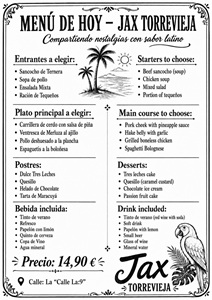 Menú 30 de Septiembre