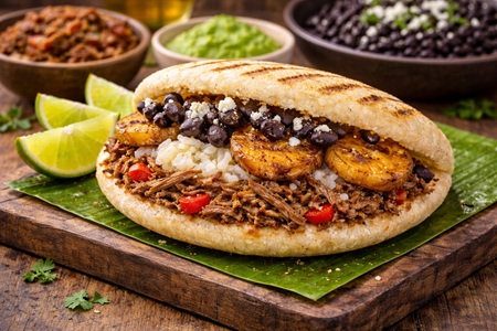 Arepa Pabellon Criollo