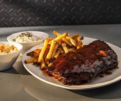 Costillas BBQ con patatas