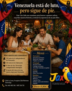 Menú del Día.