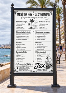 Menú del Día.