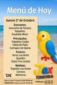 Menú del Día