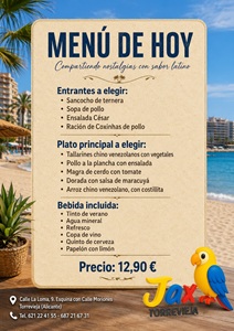 Menú del Día.