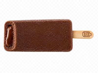 Paleta. Chocolate relleno de Cacaco