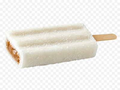 Paleta de Coco rellena de Dulce de Leche