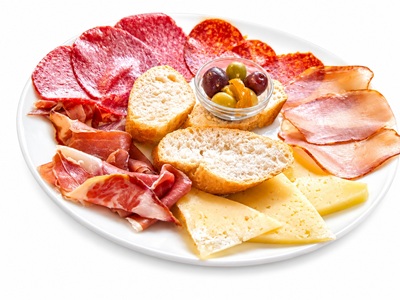 Plato de Embutidos y Queso